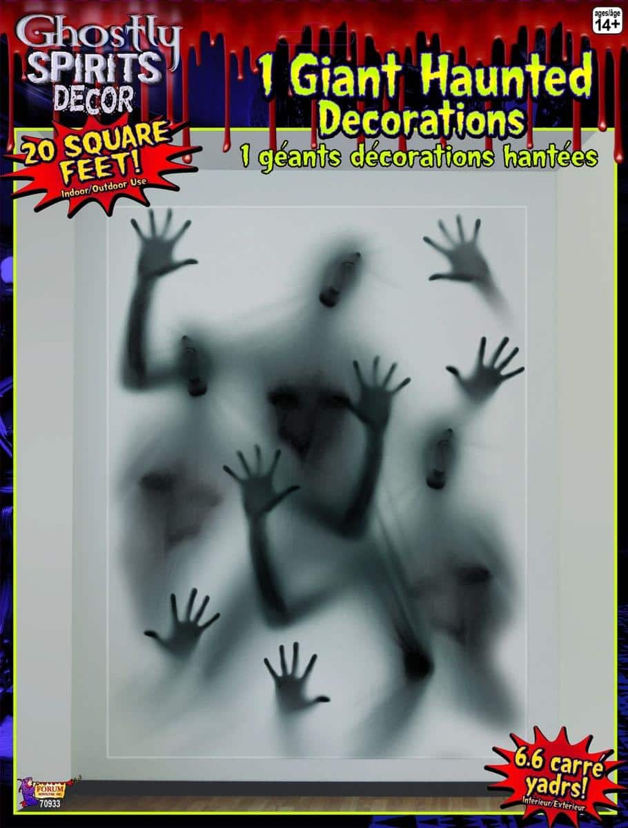 Forum Novelties - 20 Square Ft Ghostly Spirits Halloween Party Decoration One Size - White