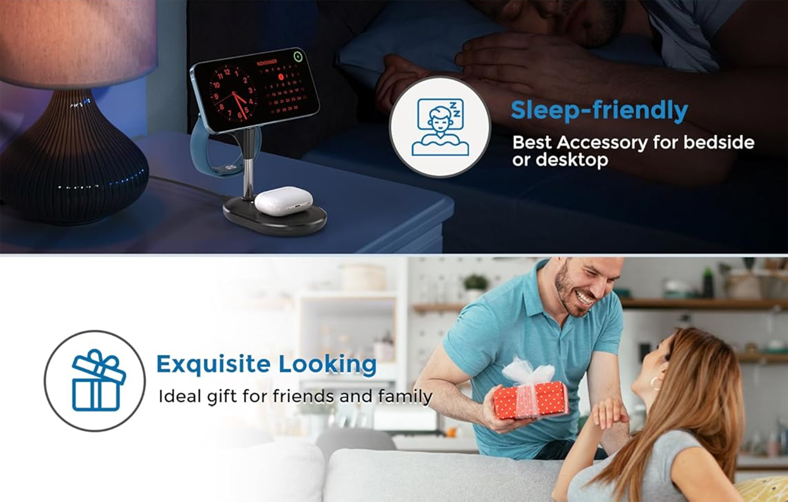 1. Sleep-friendly: Best Accessory for bedside or desktop
2. Exquisite Looking: Ideal gift for friends and family