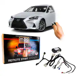 MPC - Plug-n-Play OEM Remote Activated Remote Start Kit For 2016-2017 Lexus IS200t - Black