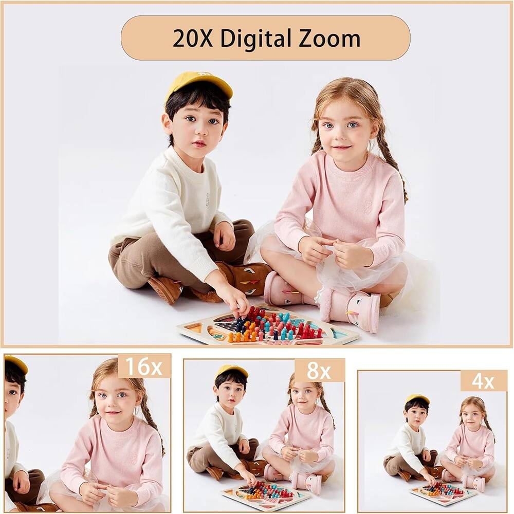 20X Digital Zoom

16x

8x

4x