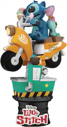 Beast Kingdom - Lilo & Stitch - D-Stage - Stitch Coin Ride 6" Statue - Collectibles