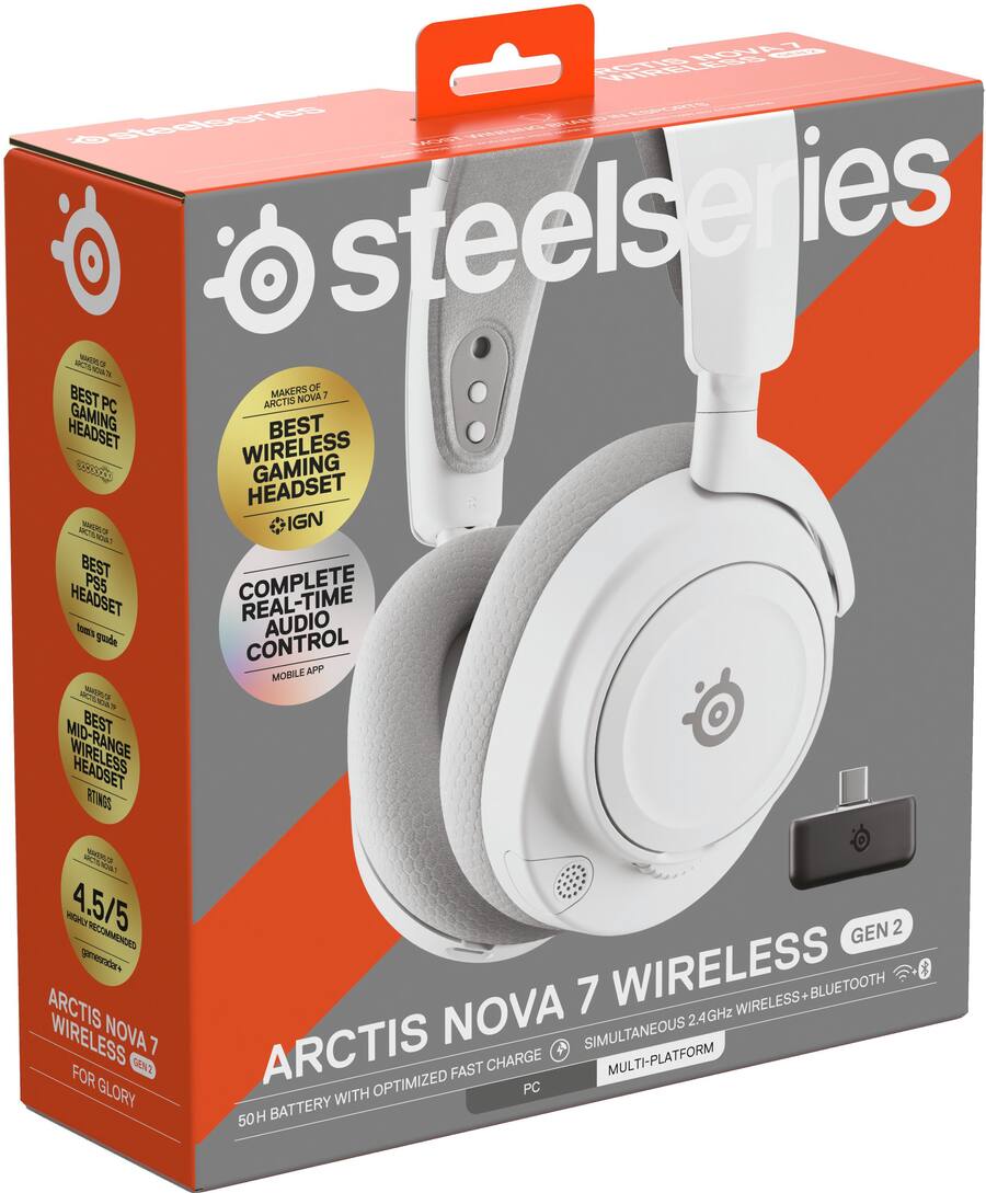 SteelSeries Arctis Nova 7 Gen 2 Wireless Over The Ear Multi Gaming SteelSeries Arctis Nova 7 Gen 2 Wireless Over The Ear Multi Gaming