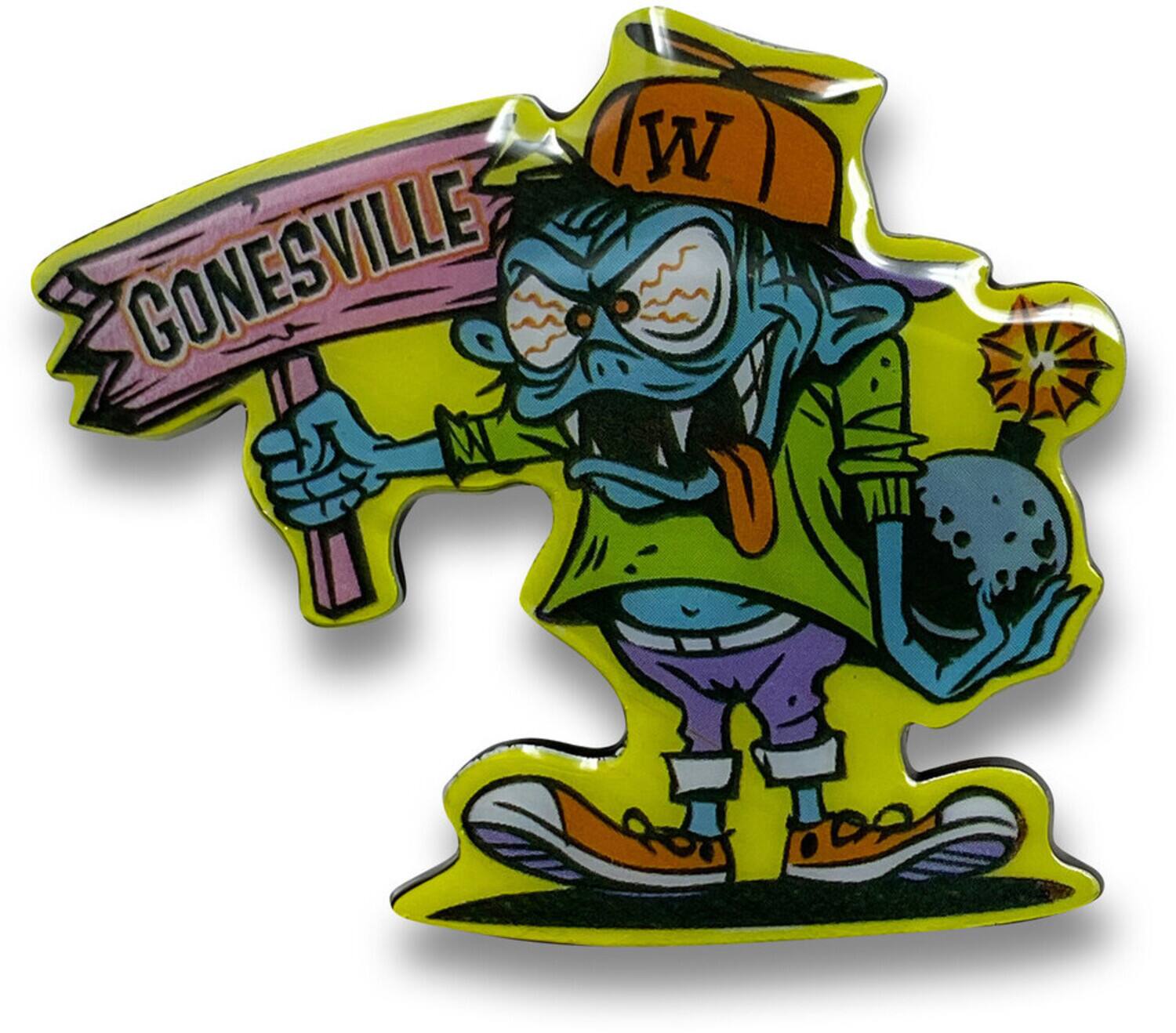 Alt View 1. PopMarket - Retro-A-Go-Go! - Weird-Ohs - Gonesville Collectible Pin   - NOVELTIES - Multicolor.