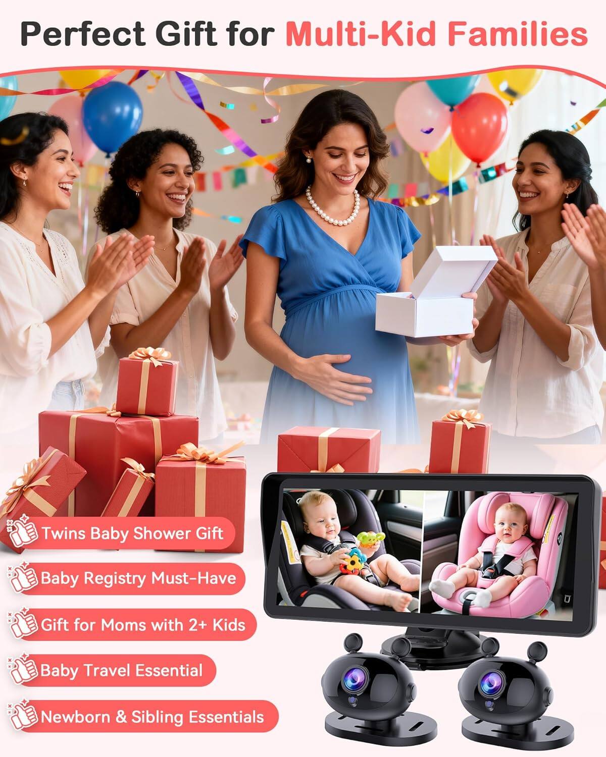 Perfect Gift for Multi-Kid Families

- Twins Baby Shower Gift
- Baby Registry Must-Have
- Gift for Moms with 2+ Kids
- Baby Travel Essential
- Newborn & Sibling Essentials