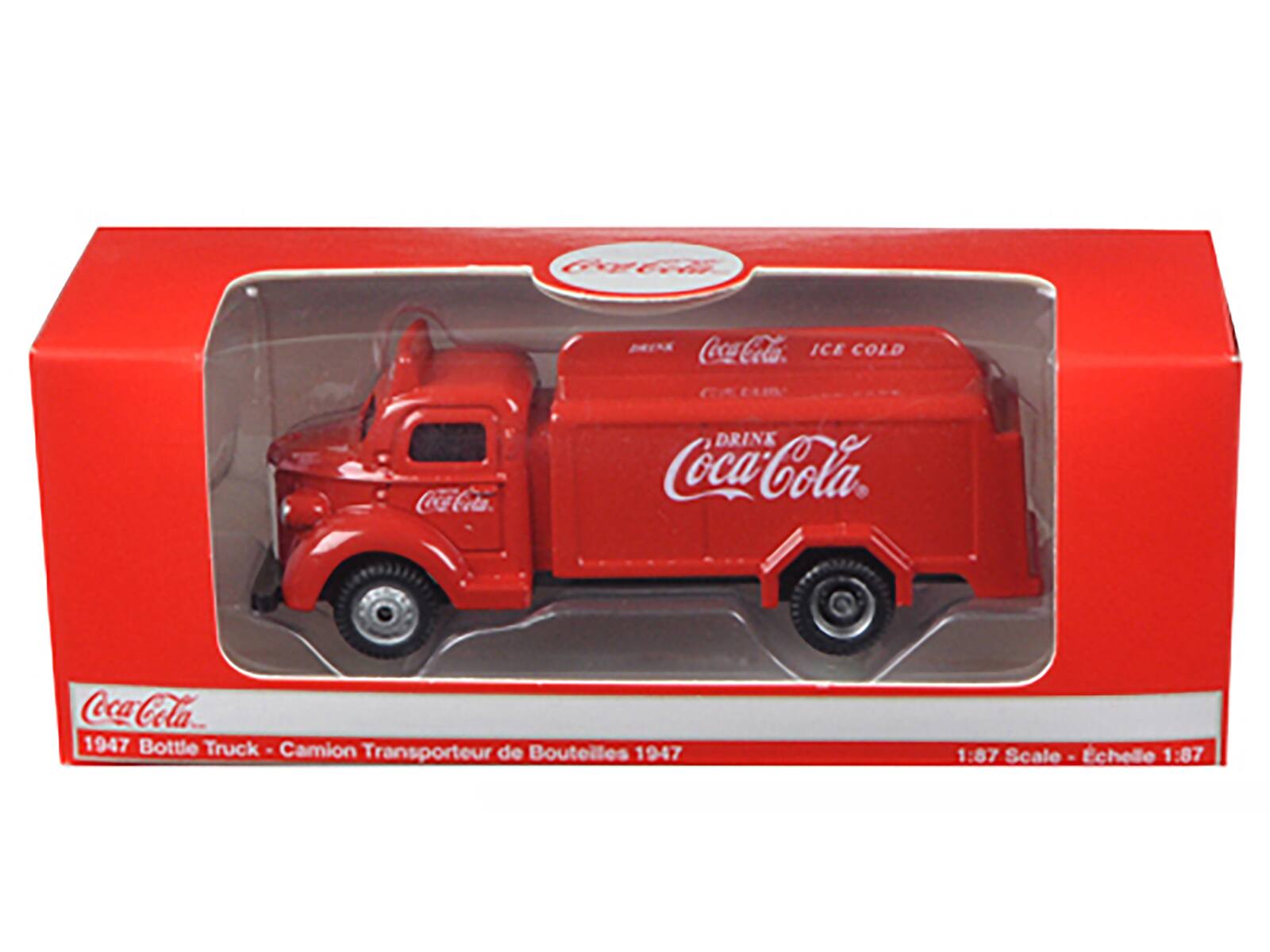 Gg Cro CocCola MAI CocaCola ICE COLD CAUI DRINK Coca-Cola Coca-Cola 1947 Bottle Truck ck - Camion Transporteur de Bouteilles 1947 1:87 Scale Echelo 1:87