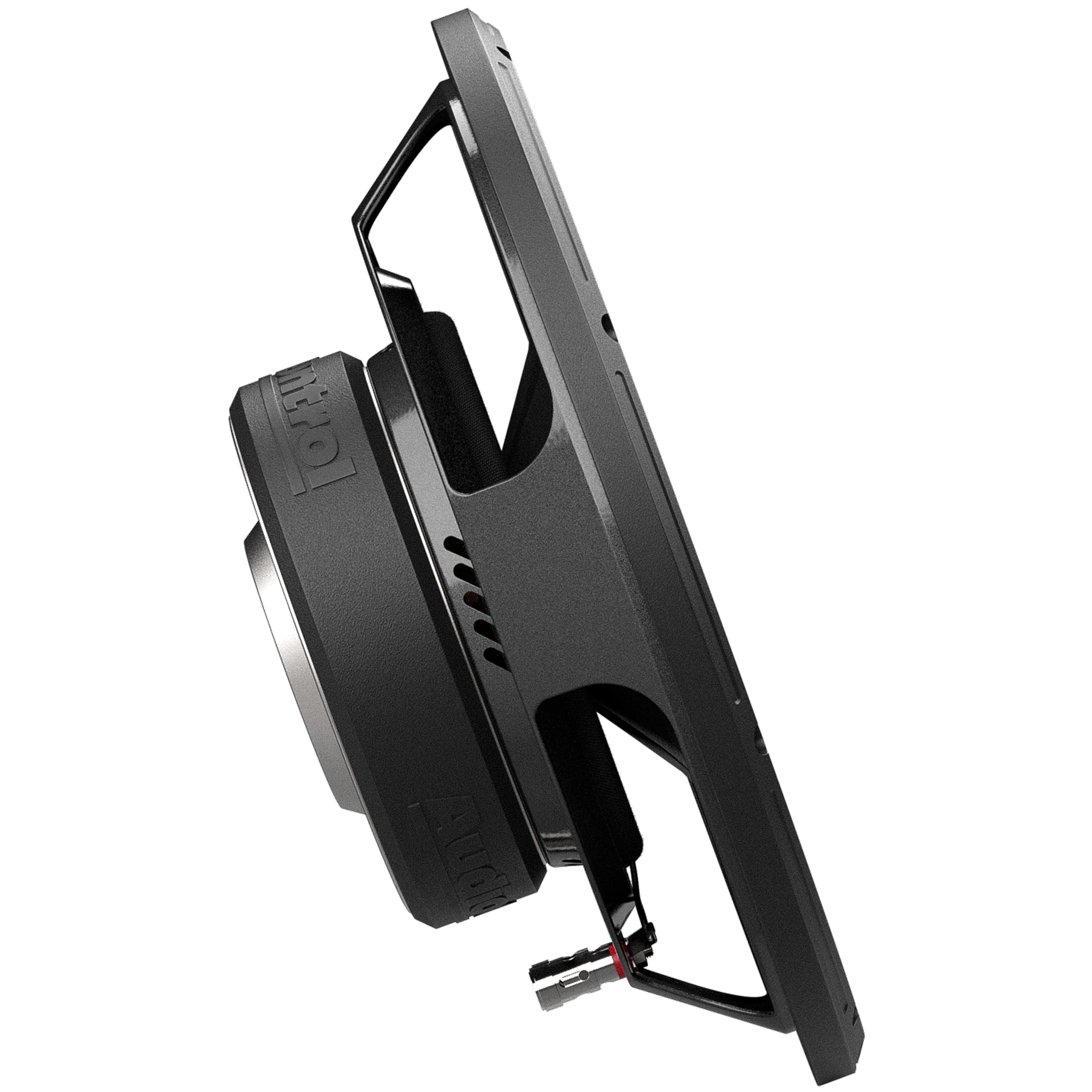 Alt View 14. AudioControl - Space Series 12” Single-Voice-Coil 4-Ohm Low-Profile Subwoofer - Black.