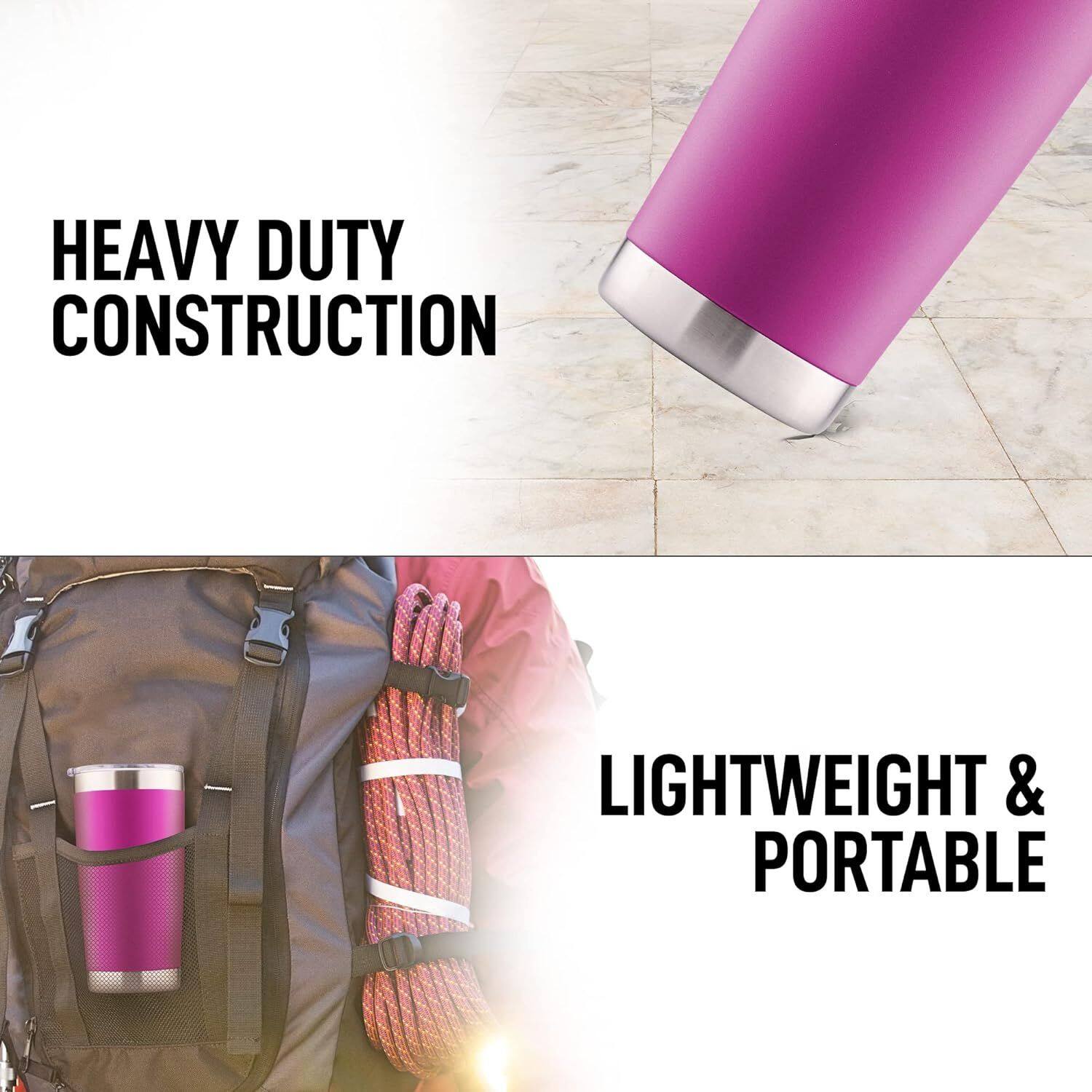 HEAVY DUTY CONSTRUCTION

LIGHTWEIGHT & PORTABLE
