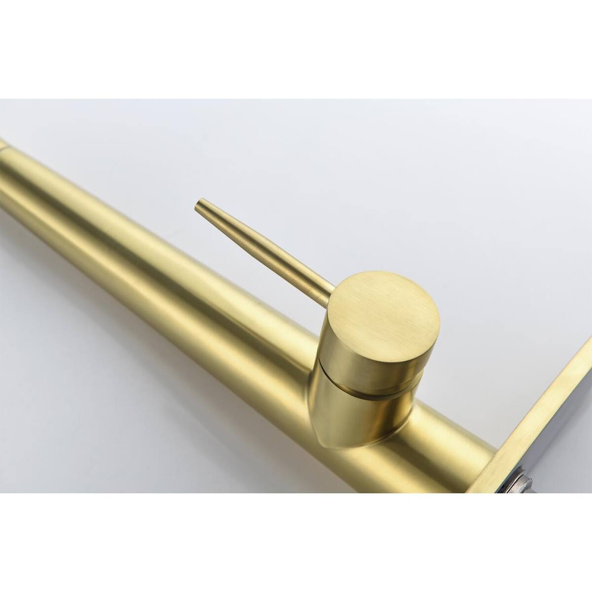 Alt View 4. Ropilly - Ropilly Pull Down Kitchen Faucet Brushed Gold Stainless Steel Single Handle Sink Faucet with Sprayer - Brushed Gold.