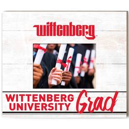 Jardine - Wittenberg University Tigers 13.5" x 11.5" Grad Frame - White