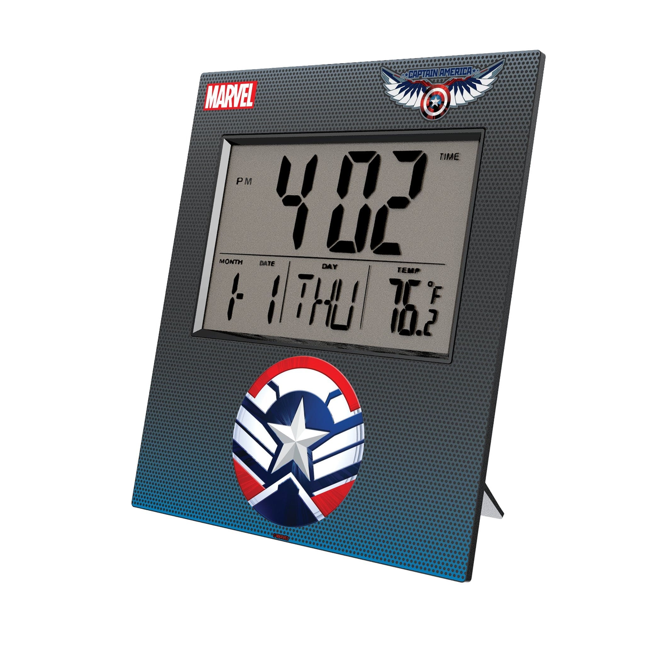 Keyscaper - Marvel Grid Wall Clock - Sam Wilson Captain America