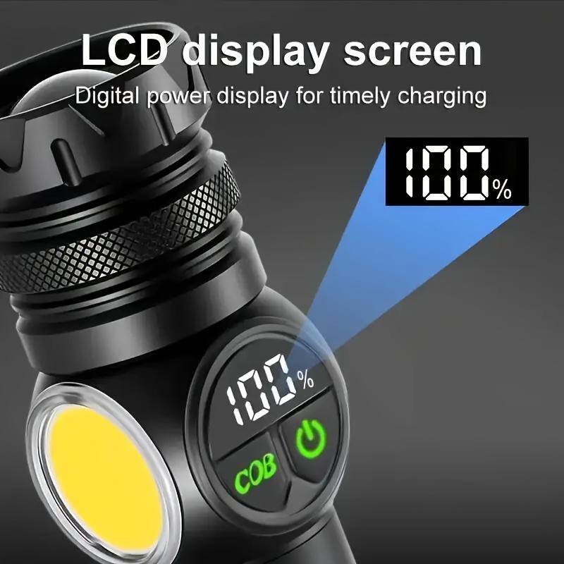 LCD display screen  
Digital power display for timely charging  
100%  
COB