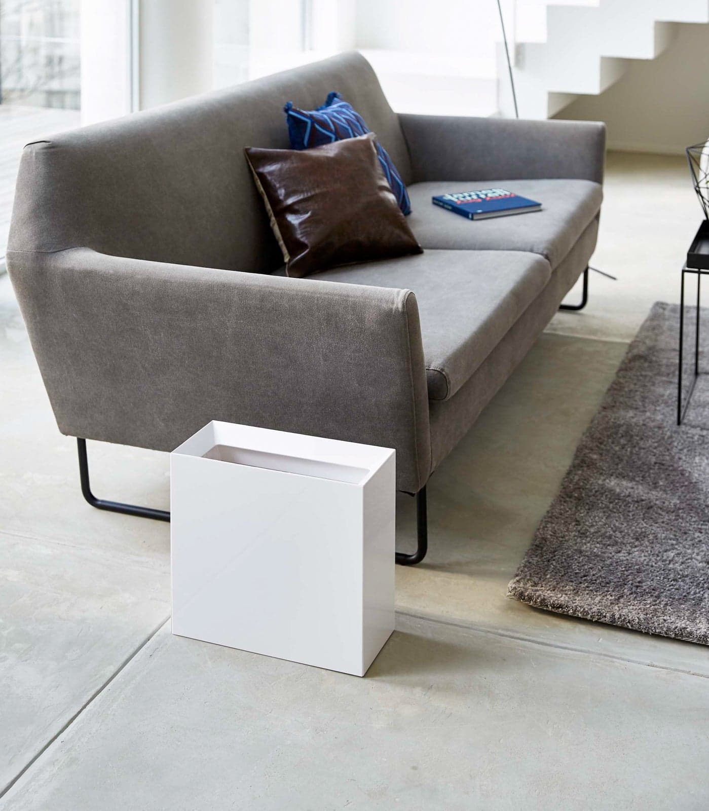 Yamazaki Home - Trash Can - Wide - White price history on PriceWatchPro