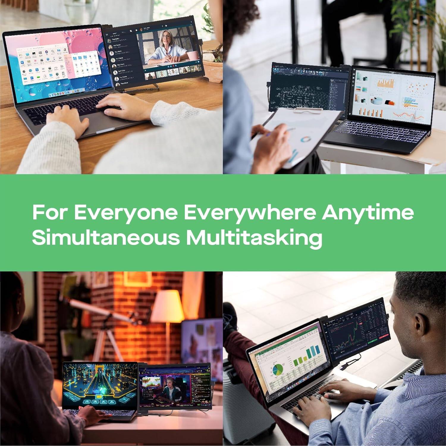 For Everyone Everywhere Anytime  
Simultaneous Multitasking