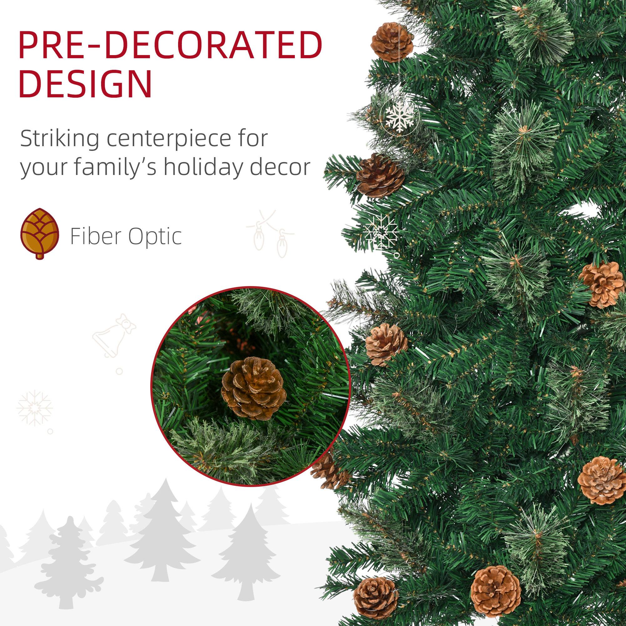 PRE-DECORATED DESIGN

Striking centerpiece for your family's holiday decor

Fiber Optic