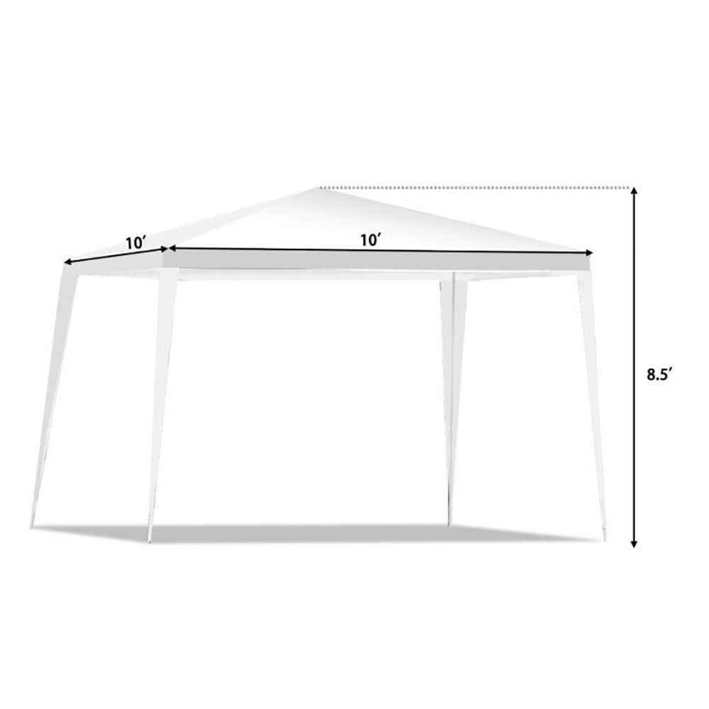 10' x 10' x 8.5'