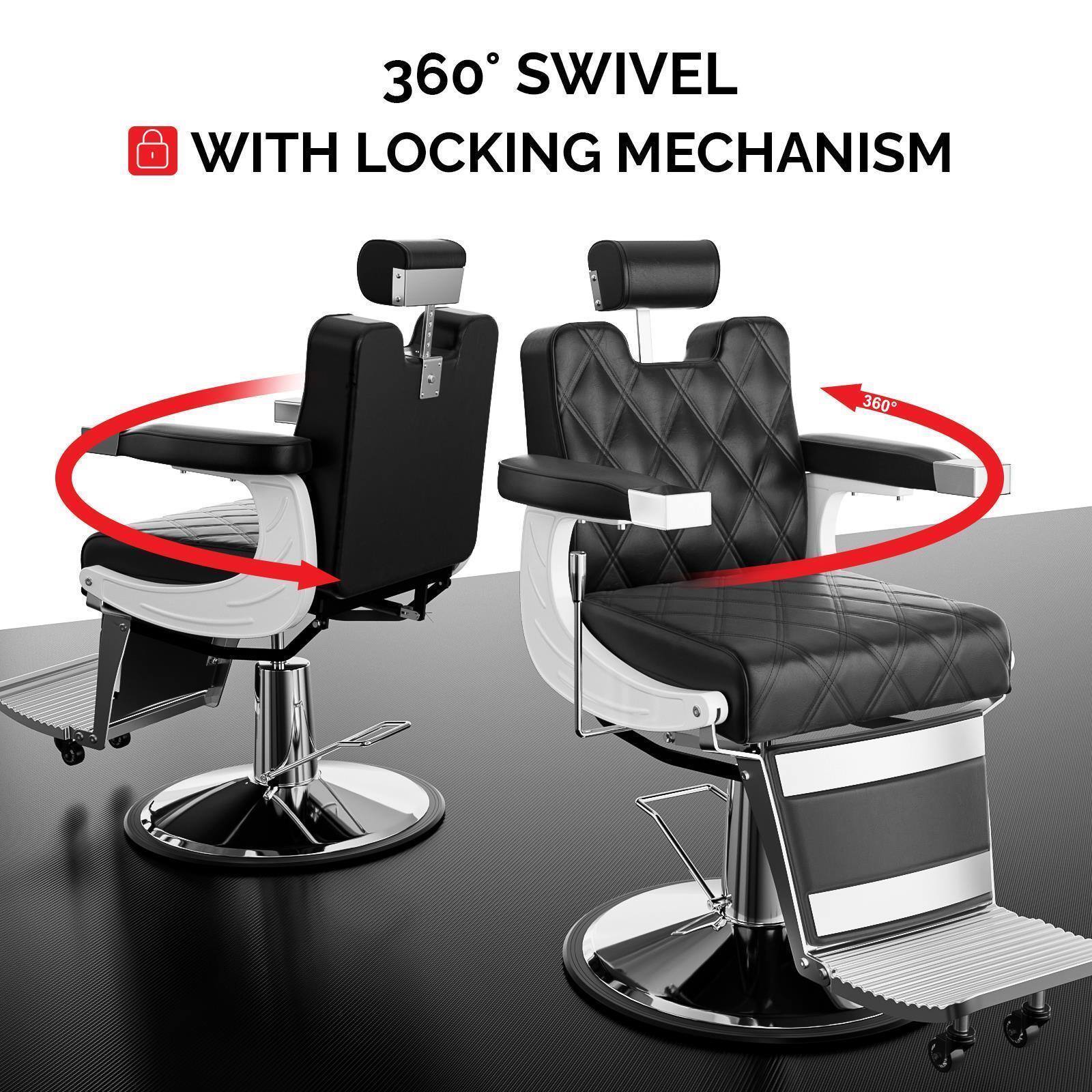 360° SWIVEL  
WITH LOCKING MECHANISM