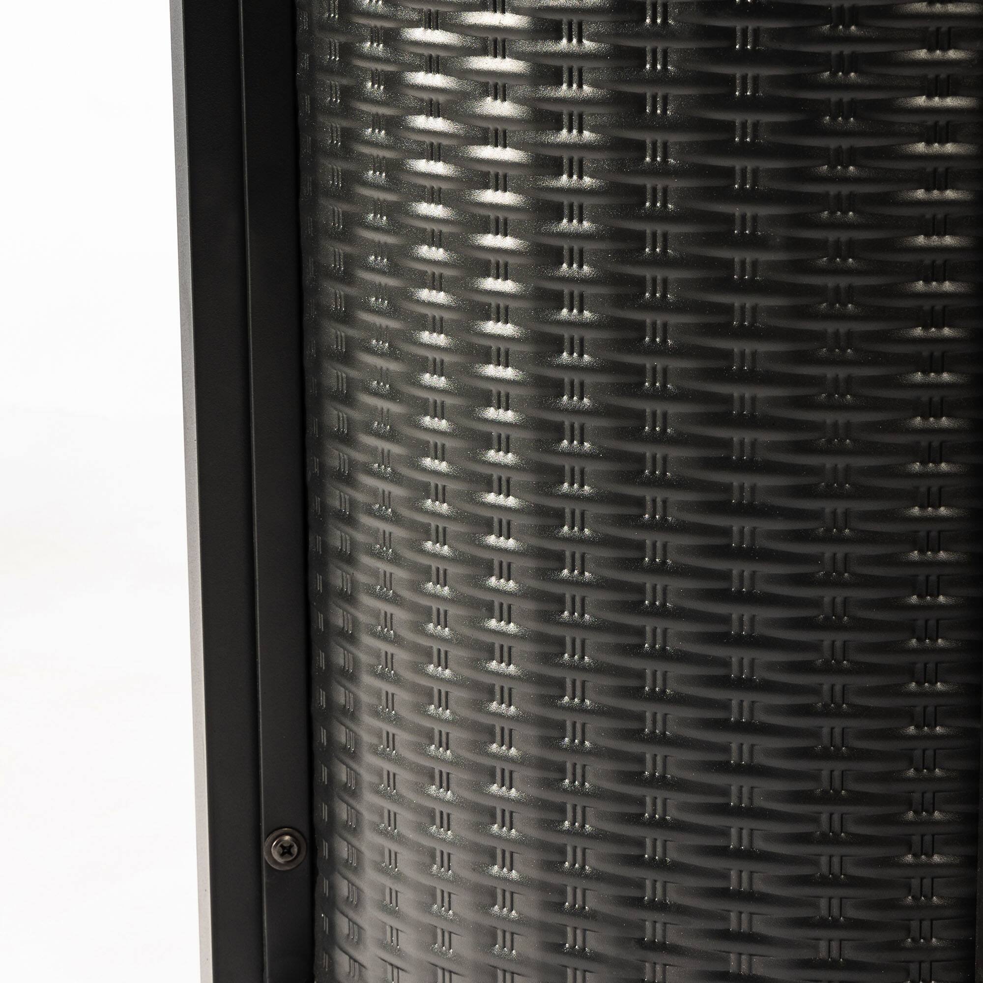 Alt View 4. APRILSOUL - 32 inch Propane Gas Fire Pit Table 50000 BTU Round Steel Fire Pit for Outside Patio Deck Garden Courtyard Black - Black.