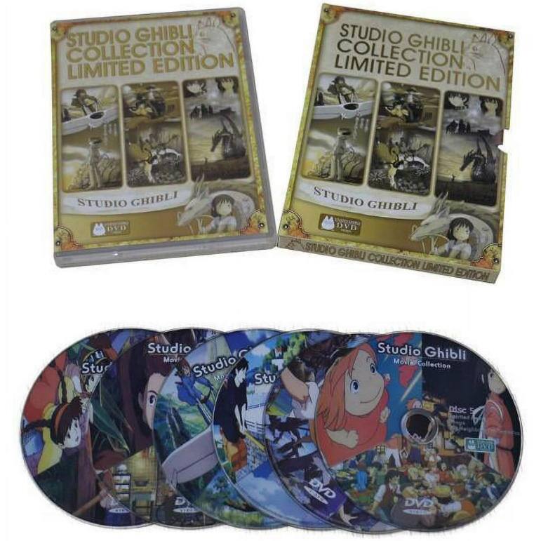 Left. Studio Ghibli Collection Limited Edition 18 movie Miyazaki Films (DVD).