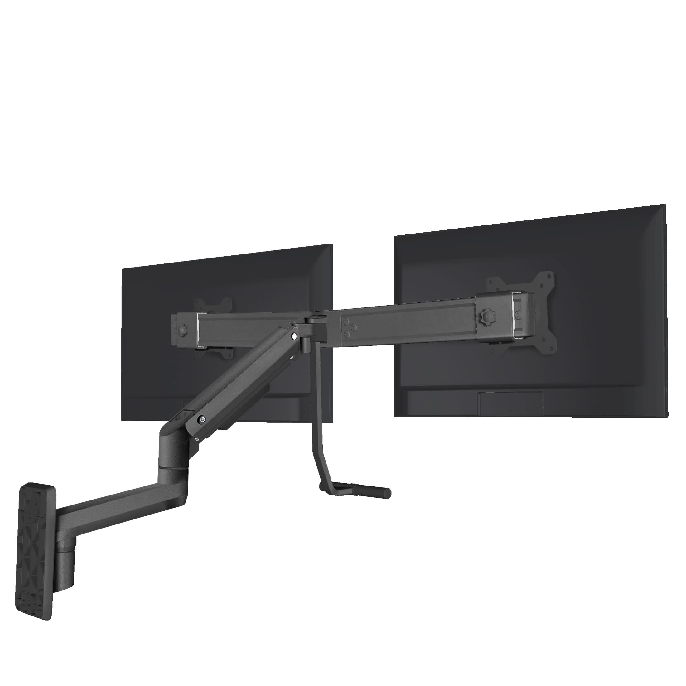 Mount-It! Dual Monitor Wall Mount with Gas Spring Arm and Crossbar for monitors up to 32" | holds up to 19.8 lbs per monitor | MI-12010 - Thumbnail 3