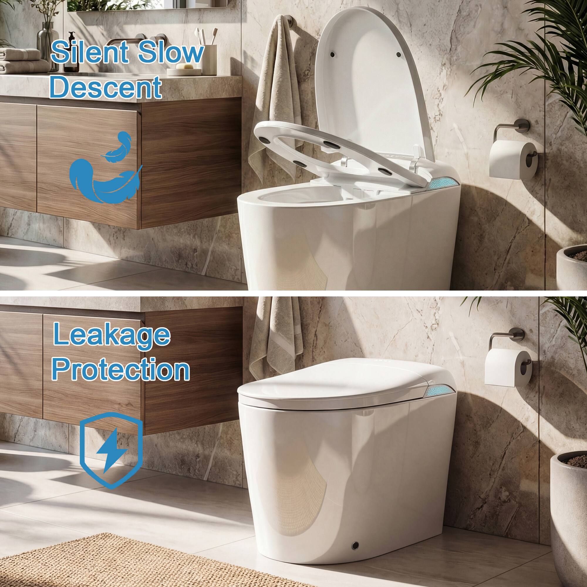 Silent Slow Descent  
Leakage Protection