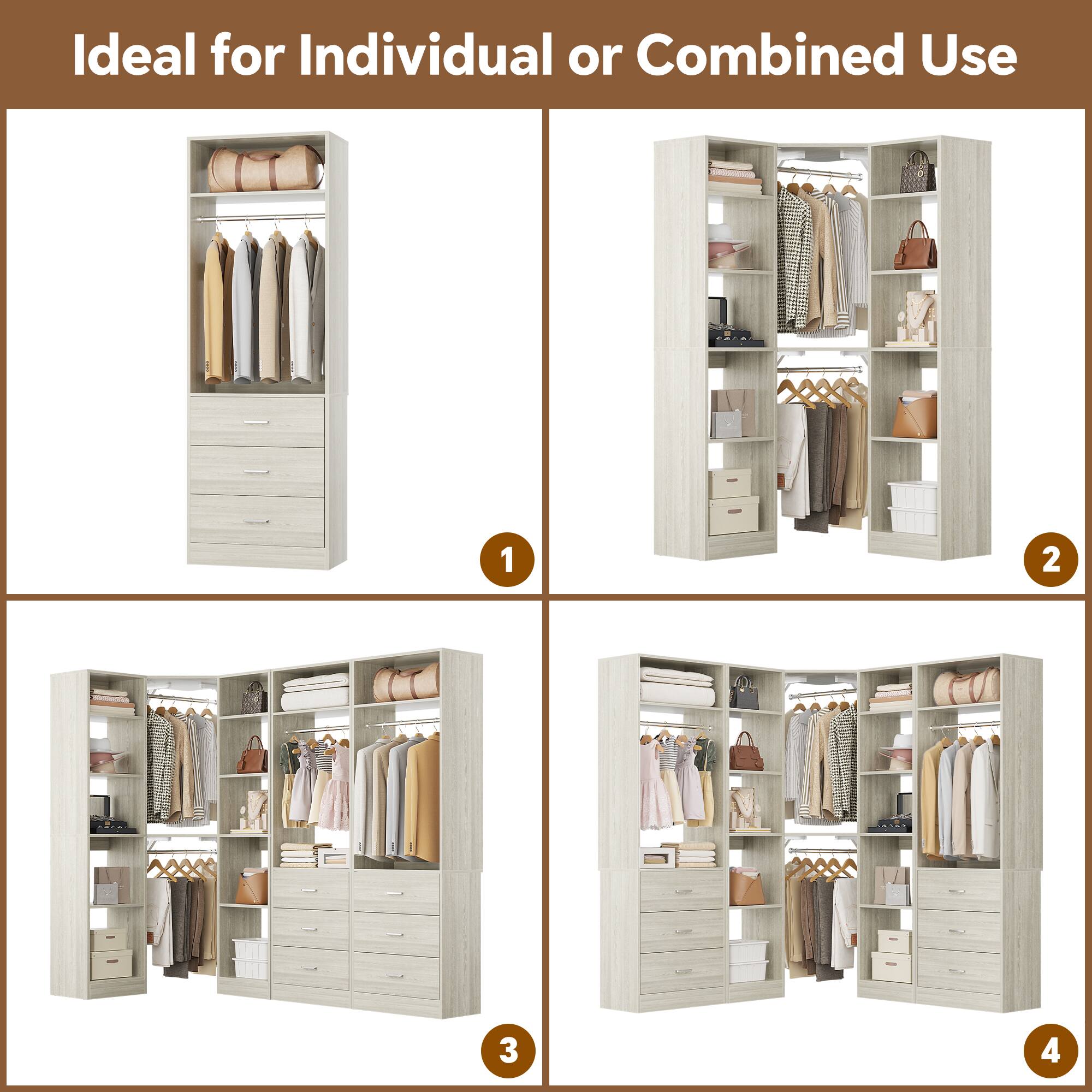 Ideal for Individual or Combined Use

1

2

3

4