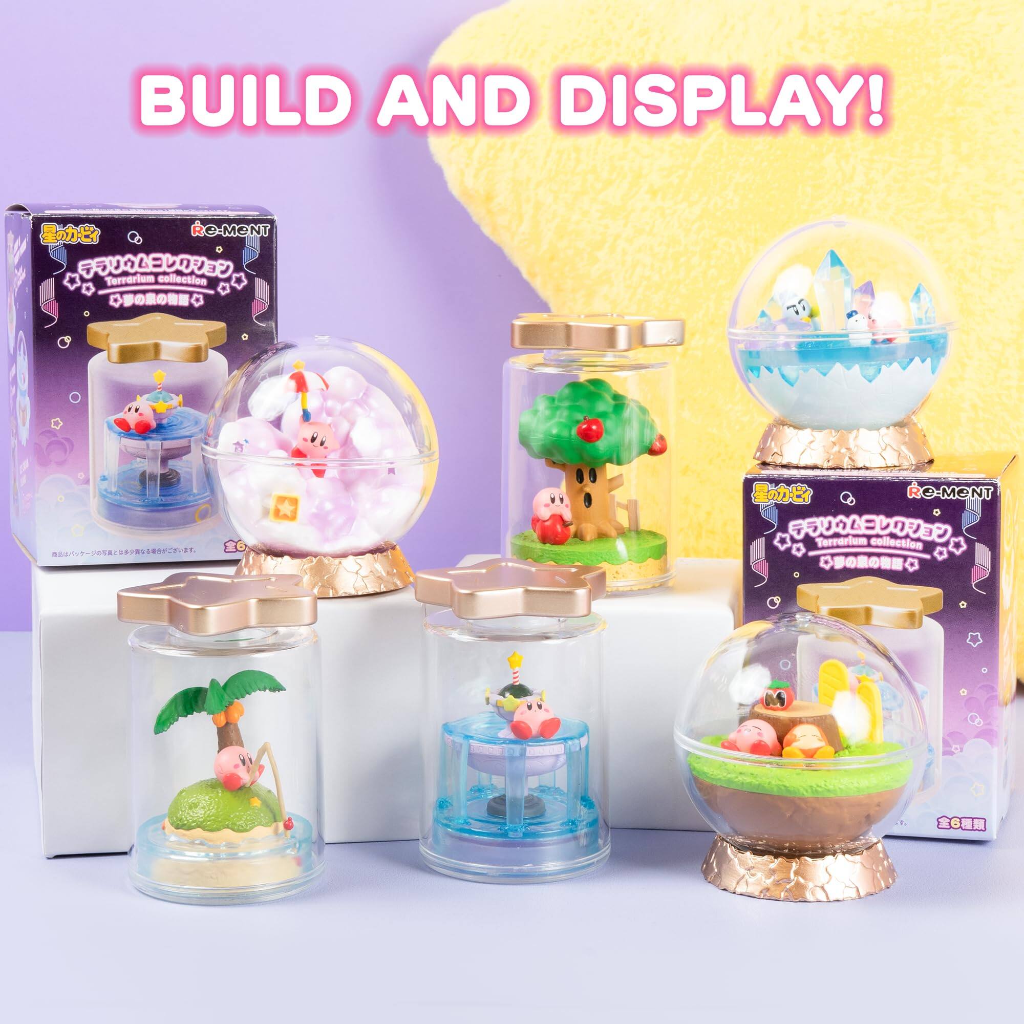 BUILD AND DISPLAY!  
RO-MENT  
Terrarium collection  
6