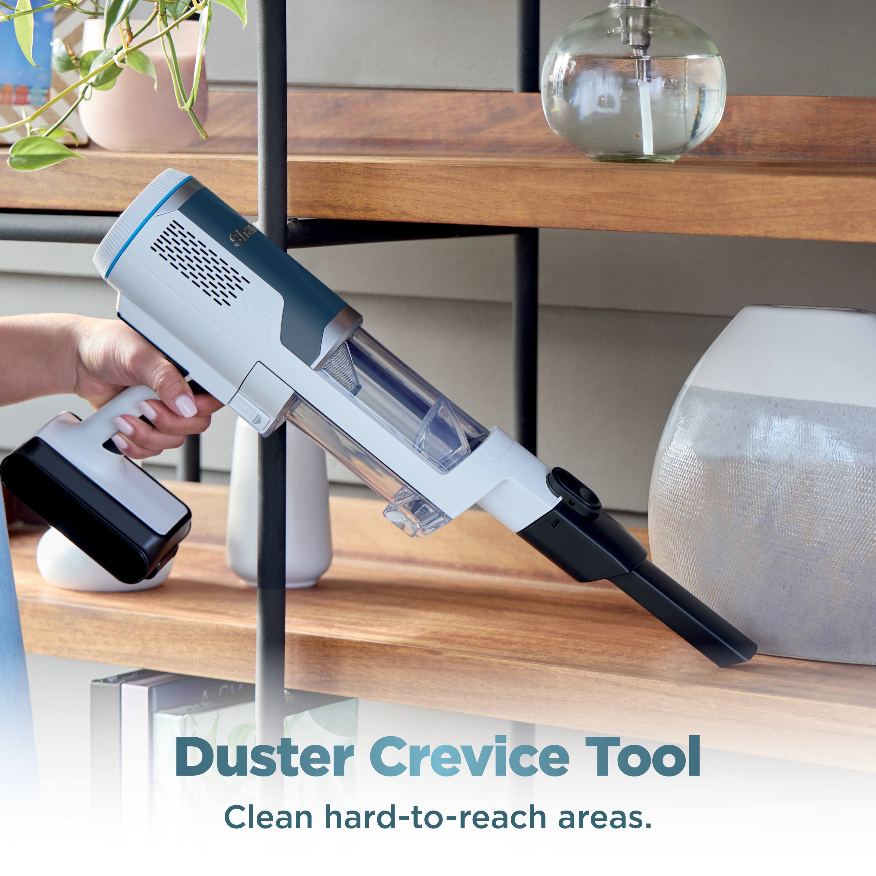 Duster Crevice Tool  
Clean hard-to-reach areas.