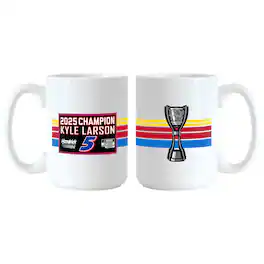 Logo Brands - Kyle Larson 2025 NASCAR Cup Series Champion Two-Piece 15oz. Mug Set - Multicolor