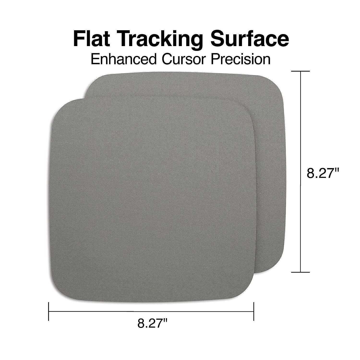 Flat Tracking Surface  
Enhanced Cursor Precision  

8.27" x 8.27"