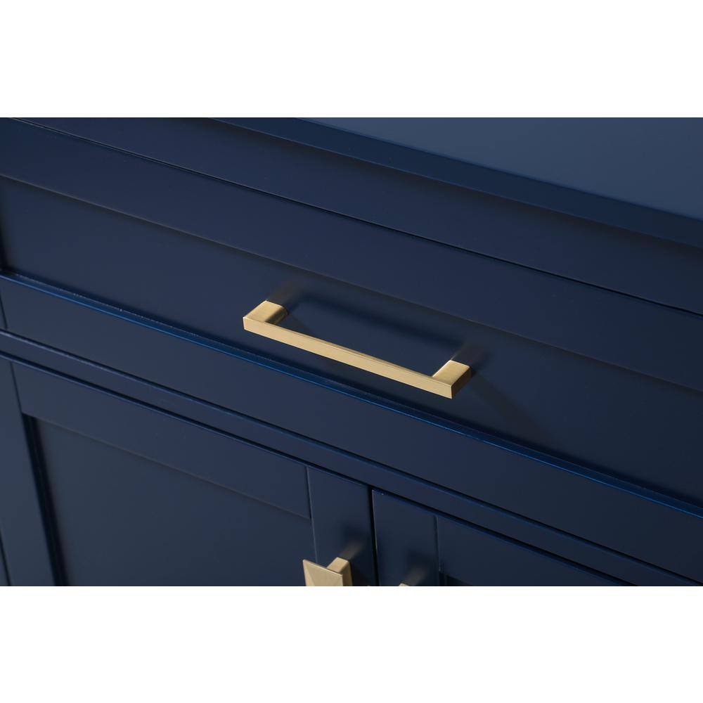 Alt View 10. Elegant Kitchen and Bath - 30 Inch Wide Bathroom Storage Freestanding Cabinet In Blue - Blue.