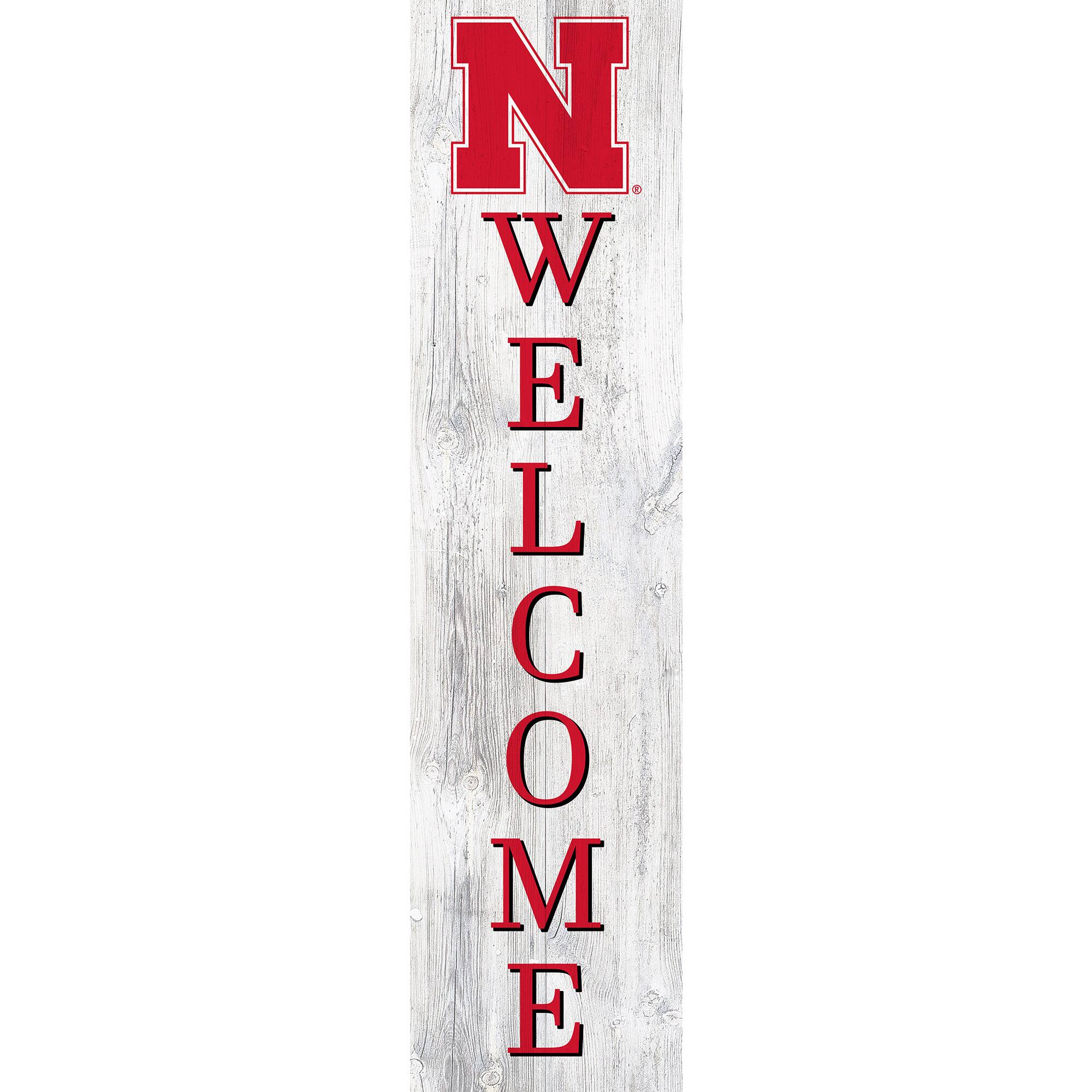 Nebraska Huskers 48'' Welcome Leaner