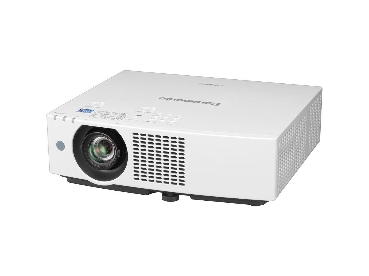 Alt View 7. Panasonic - Panasonic PT-VMZ51 LCD Projector - White.