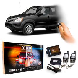 MPC - (2) 5-Button Remote Start Kit With Keyless Entry For 2002-2006 Honda CR-V - Black