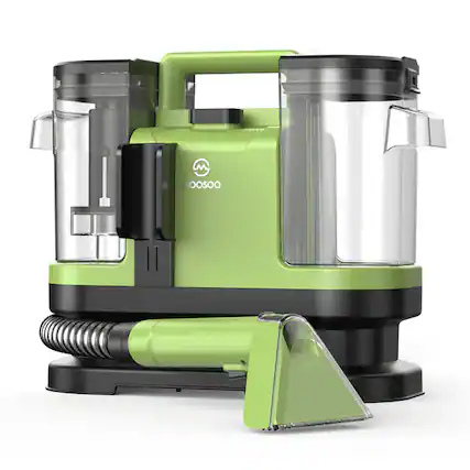 Front. MOOSOO - Carpet Cleaner Machine - Portable Spot Stain Cleaner, Deep Cleaning Machine for Furniture,, Stairs, Car and Pet Messes - Green.