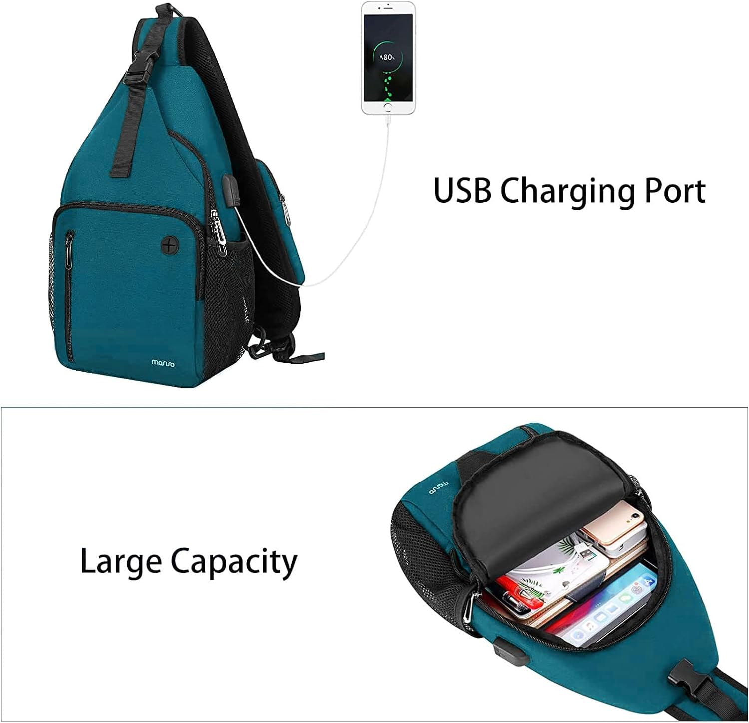 480 USB Charging Port  
Large Capacity