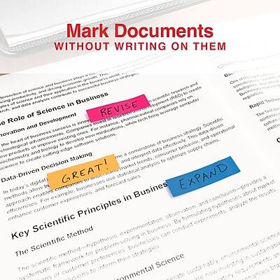 Mark Documents WITHOUT WRITING ON THEM

REVISIT
The Role of Science in Business
Science and technology are driving research and development in various fields, contributing to regulations, scientific analysis, and business strategies. Companies leverage technology to create innovative products and solutions, enhancing productivity and efficiency. Pharmaceutical firms, for instance, invest in R&D to develop new medications and improve existing ones. Data-driven decision-making is crucial in today's business environment, allowing companies to optimize operations, forecast market trends, and make informed decisions.

GREAT!
Data-Driven Decision Making
Businesses today rely on data to make informed decisions. Data analysis helps in understanding consumer behavior, optimizing supply chains, and improving product offerings. Companies use statistical methods and digital tools to interpret data, forecast sales, and expand their market reach. This approach enables businesses to stay competitive and adapt to changing market conditions.

EXPAND
Key Scientific Principles in Business
The scientific method—hypothesis, experimentation, observation, and analysis—is essential in business strategy. It helps in testing assumptions, validating hypotheses, and making evidence-based decisions. By applying scientific principles, businesses can innovate, improve processes, and achieve sustainable growth. Environmental science, for example, guides companies in developing eco-friendly products and practices, aligning with consumer