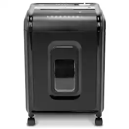 Aurora - AU1260XA Anti-Jam 12-Sheet Crosscut Paper and CD Shredder / 4 Gallon Pullout Basket Shredder - Black