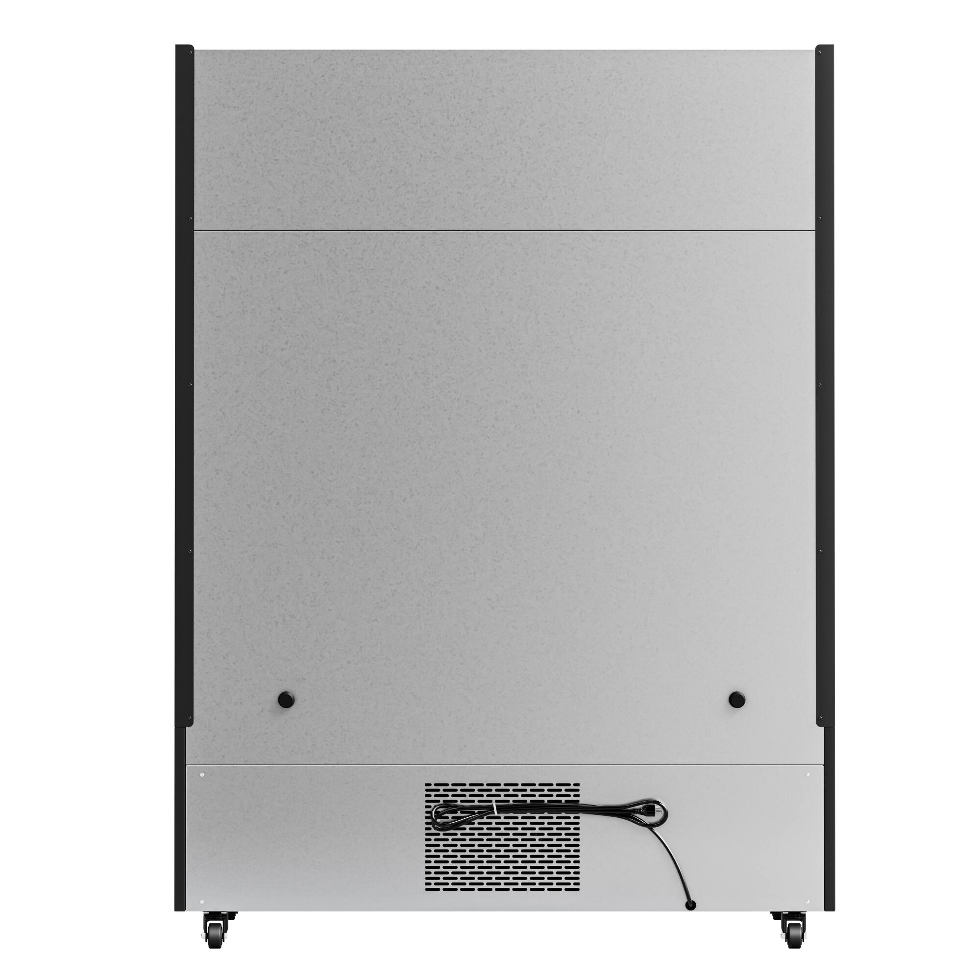 Alt View 9. Koolmore - 24 Cu Ft Commercial Beverage Merchandiser With Sliding Glass Doors - Black.