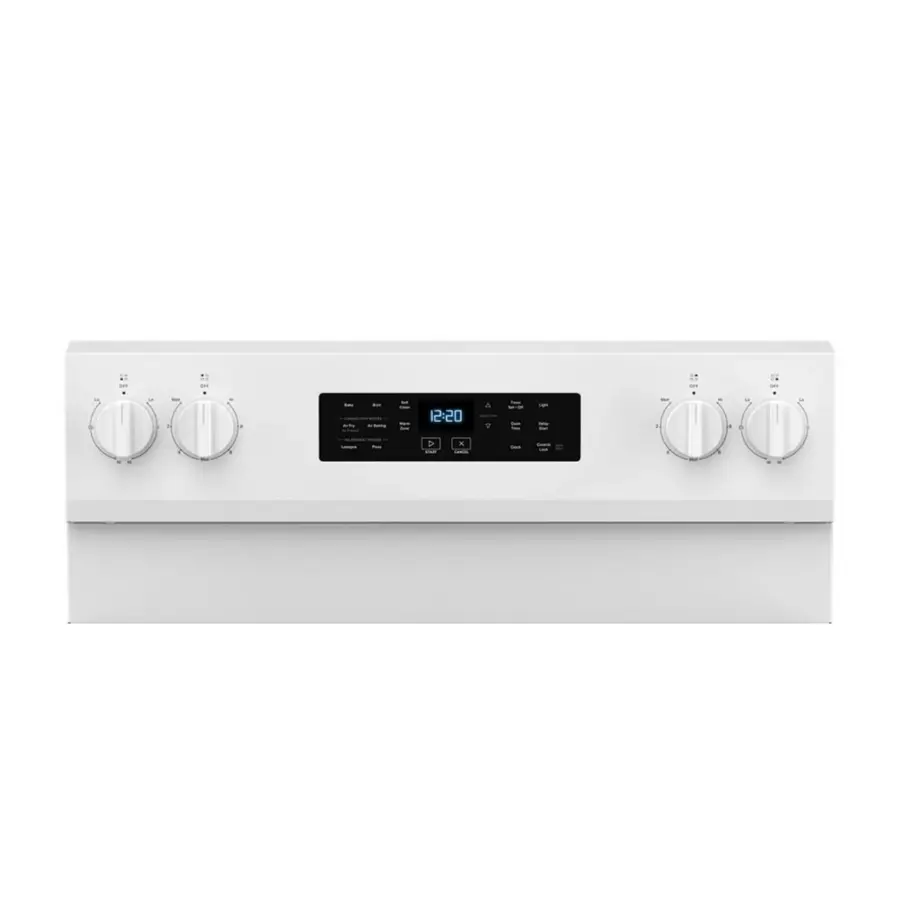 Alt View 2. Whirlpool - 5.3 Cu. Ft. Freestanding Electric Convection Range with No Preheat Air Fry and Air Baking - White.