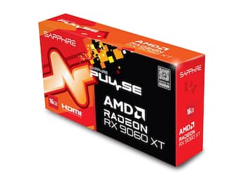 Sapphire PULSE Radeon RX 9060 XT 16GB GDDR6 PCI Express 5.0 x16 Sapphire PULSE Radeon RX 9060 XT 16GB GDDR6 PCI Express 5.0 x16