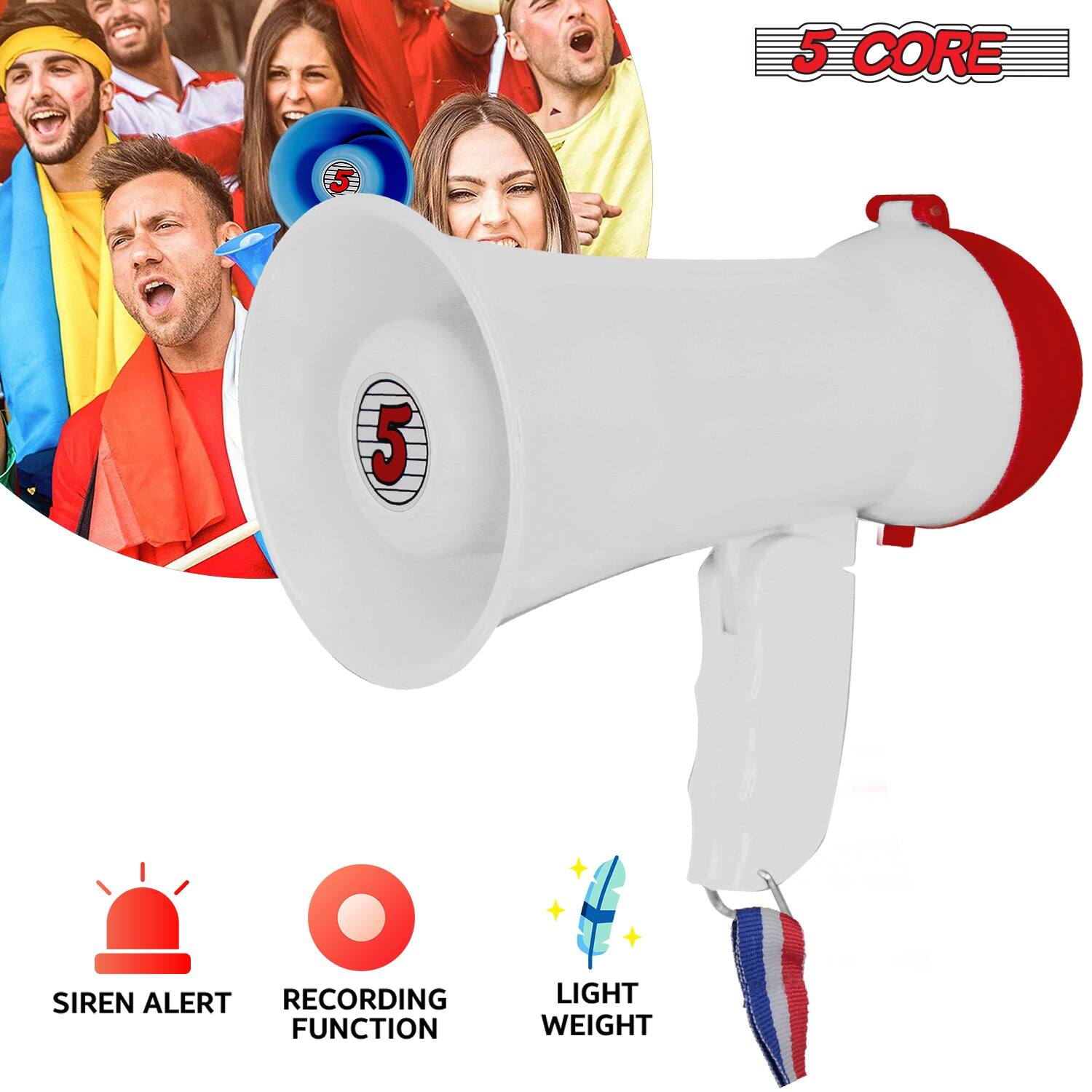 5 CORE

- SIREN ALERT
- RECORDING FUNCTION
- LIGHT WEIGHT