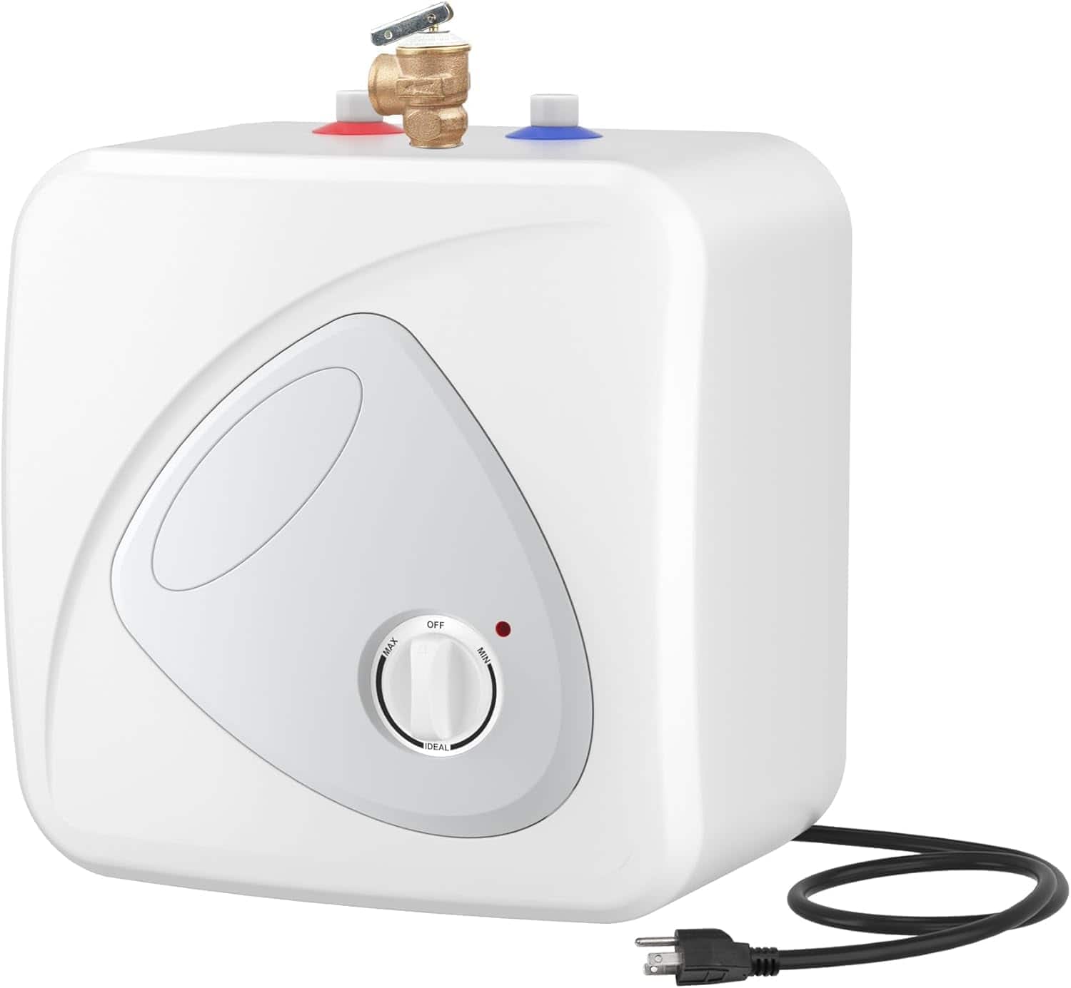 BN-LINK - 2.7 Gallon Mini Tank Water Heater, 1440W 120V Under Sink, Instant Hot Water, ETL Listed - White