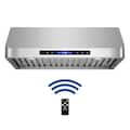 COSMO - 30 inches - Convertible - Under cabinet Range Hood - Stainless Steel