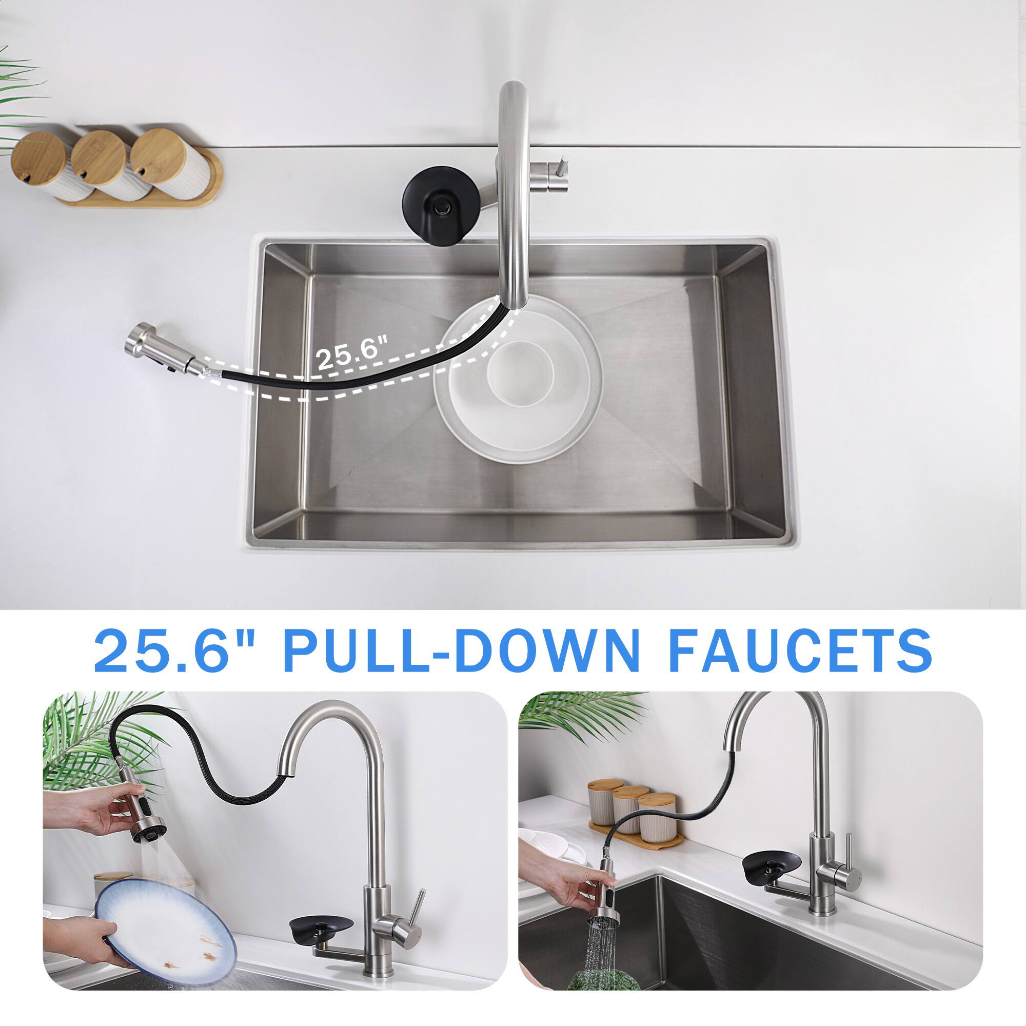 25.6" PULL-DOWN FAUCETS