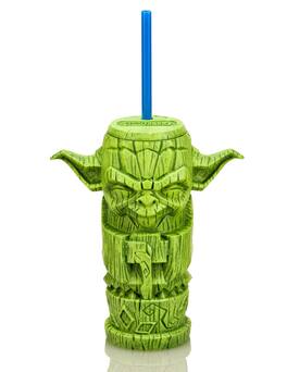 Geeki Tikis Star Wars Yoda Plastic Tumbler | Holds 17 Ounces - Green