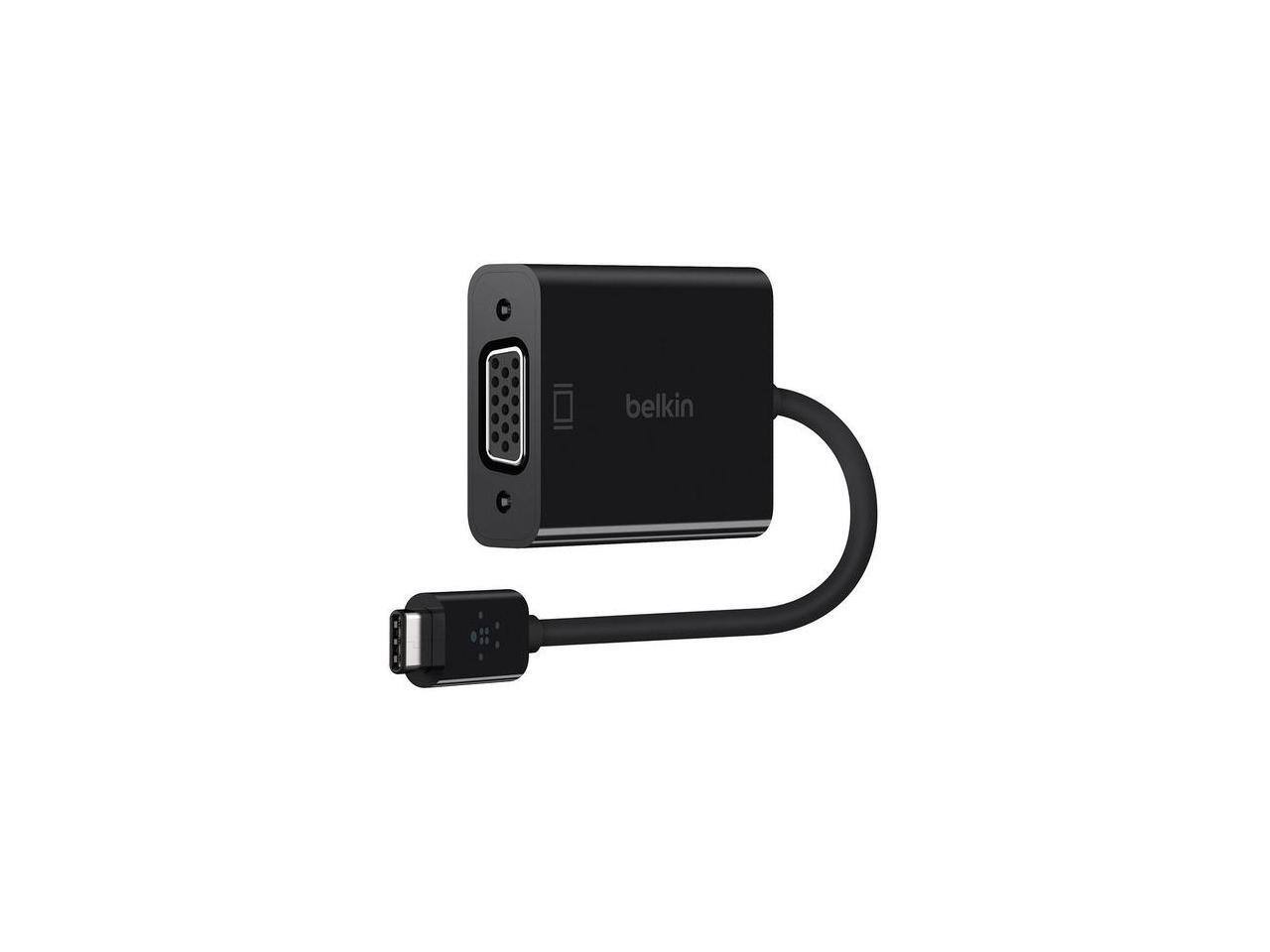 Alt View 3. Belkin - Belkin Usb-C To Vga Adapter ( Usb Type-C - Black.