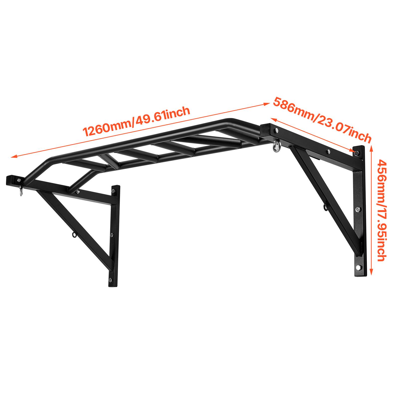 1260mm/49.61inch, 586mm/23.07inch, 456mm/17.95inch