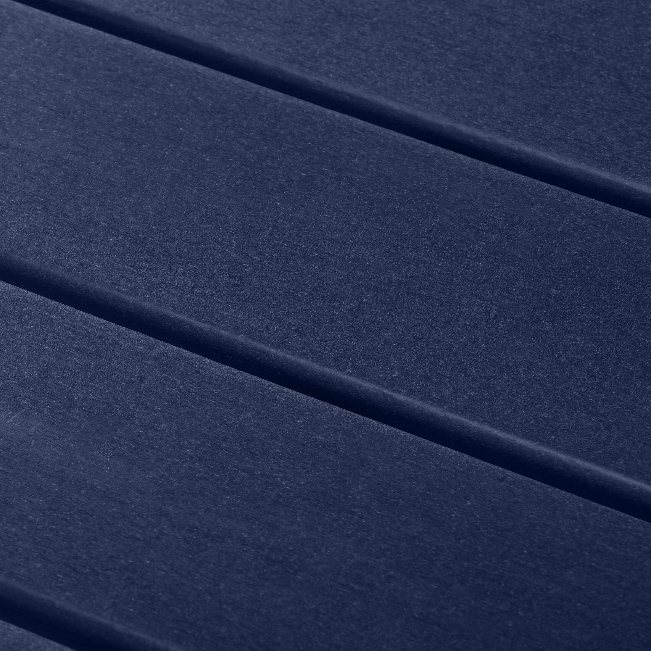 Alt View 3. WestinTrends - WestinTrends Avalon Modern Low Outdoor Patio Square HDPE Coffee Table - Navy Blue.