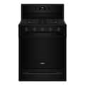 Whirlpool - 30 in. Wide 5 burners 5.0 cu. ft. Freestanding Single Gas Range with Air Fry and Air Baking - Black