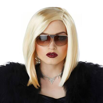 Front. California Costumes - Da Boss Wig - Yellow.